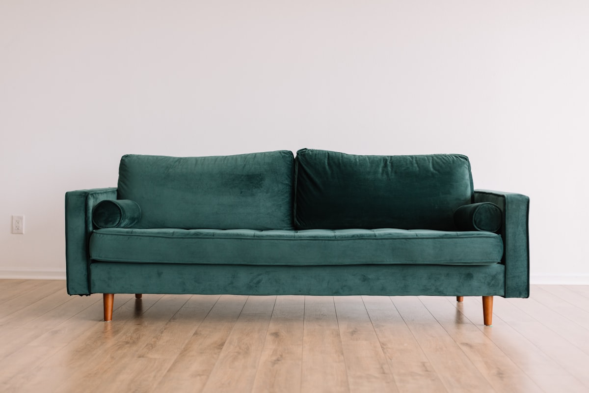 Antique-style wooden furniture in a living room setting