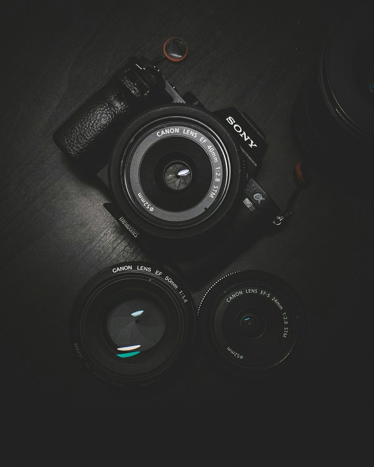 Soft natural light falling on a tabletop setup for product photography